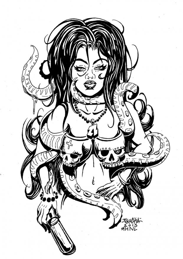 Graffiti Sketch in Warsaw - Photo by skuha - skuha, ahnl (2013)