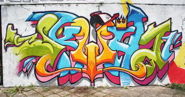 Graffiti Wall in Warsaw - Photo by skuha - skuha, ahnl, zps (2013)
