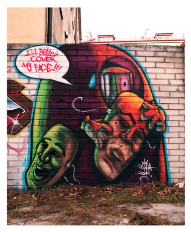 Graffiti Wall in Warsaw - Photo by skuha - skuha (2011)