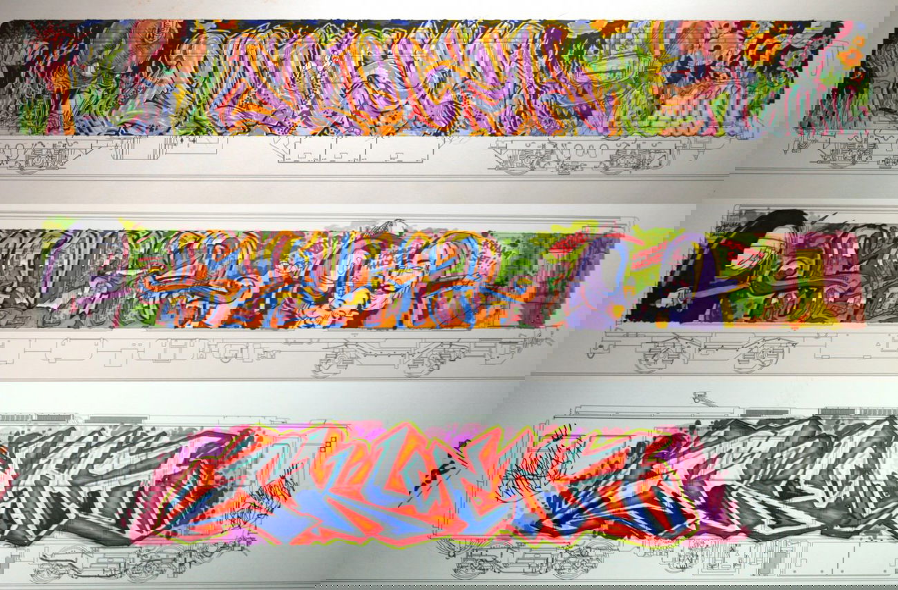 Graffiti Sketch in Warsaw - Photo by skuha - skuha, boty, ahnl (2012)