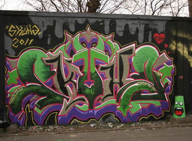 Graffiti Wall - Photo by skuha - skuha, ahnl, wy?cigi (2011)