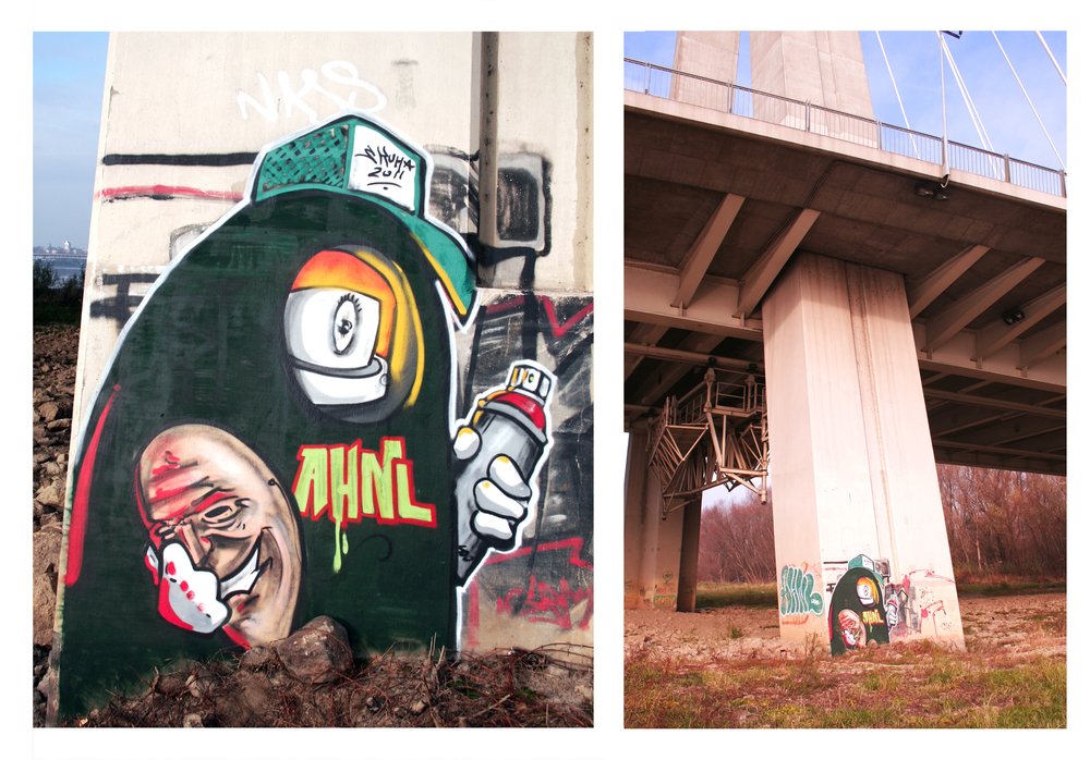 Graffiti Wall in Warsaw - Photo by skuha - skuha, ahnl, boty (2011)