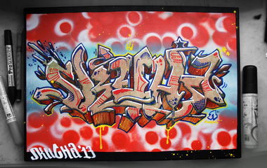 Graffiti Sketch - Photo by skuha - skuha, ahnl., canvas (2013)