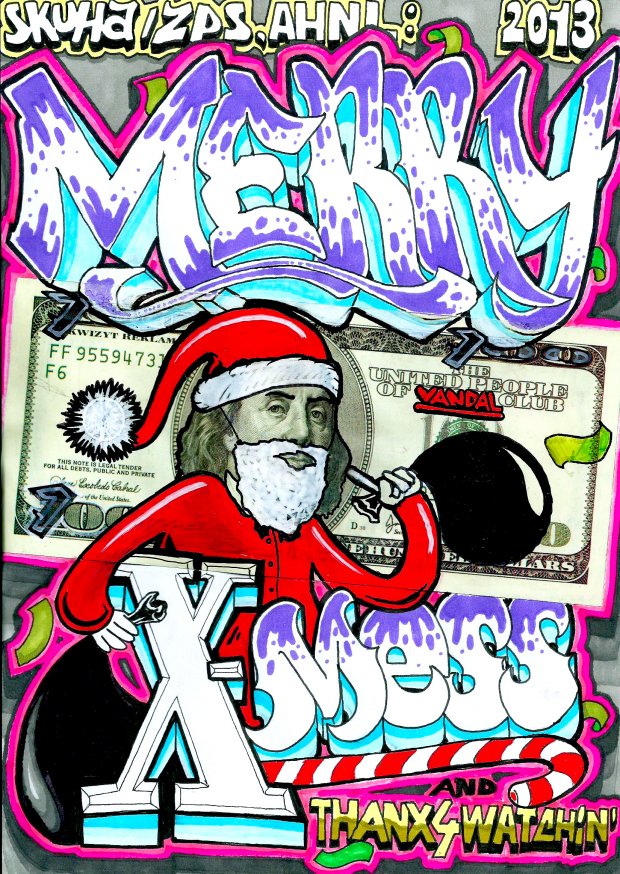 Graffiti Sketch in Warsaw - Photo by skuha - skuha, ahnl, zps (2013)