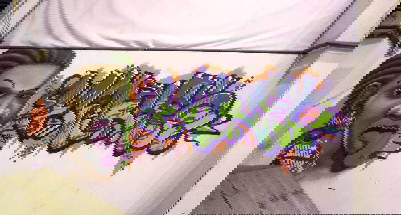 Graffiti Wall in Warsaw - Photo by skuha - skuha, 8park, karus (2014)