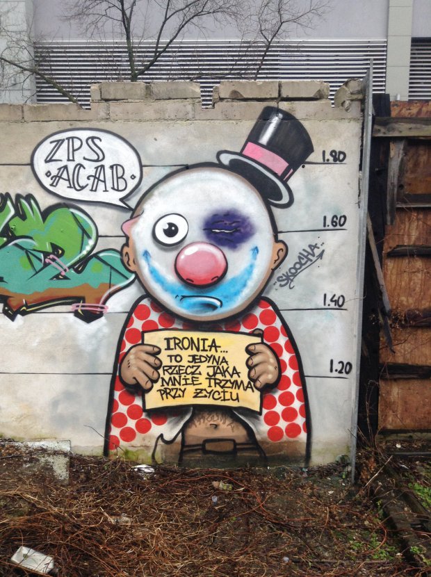 Graffiti Wall in Warsaw - Photo by skuha - skuha, ahnl, zps (2014)