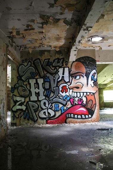 Graffiti Wall - Photo by skuha - SKUHA, AHNL, ZPS (2014)