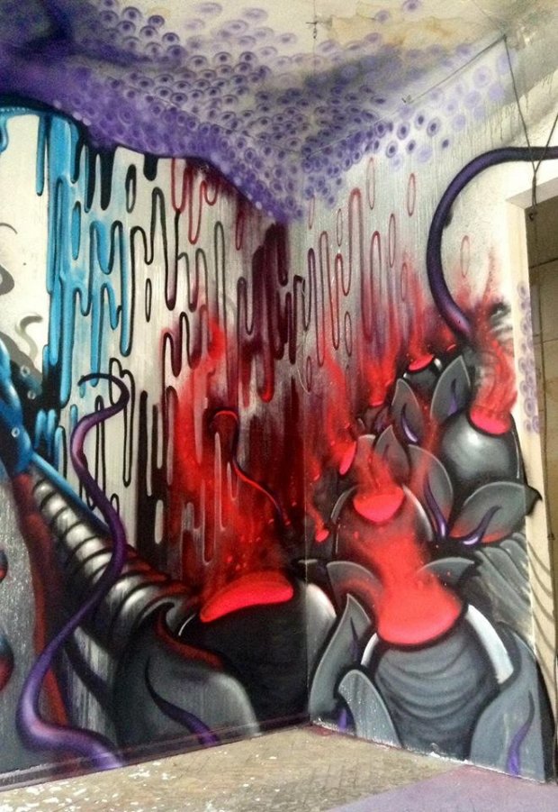 Graffiti Wall - Photo by skuha - SKUHA, AHNL, ZPS