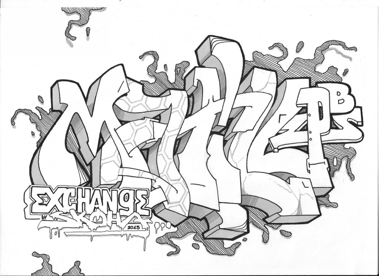 Graffiti Sketch - Photo by skuha - matill, skuha, zps (2015)