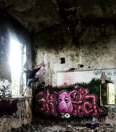 Graffiti Wall - Photo by skuha - AHNL, SKUHA, GDA?SK (2014)