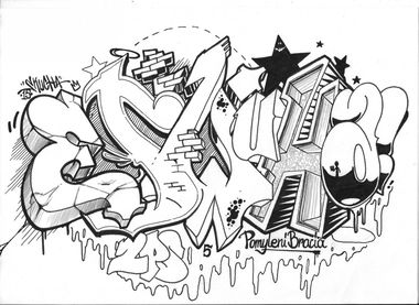 Graffiti Sketch - Photo by skuha - eswuha, skuha, zps (2015)