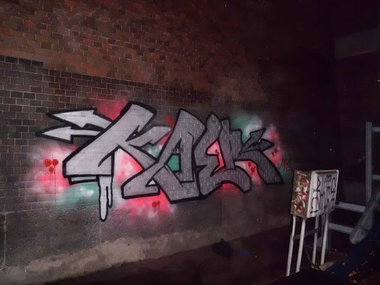 Graffiti Bombing - Photo by skunk - ker