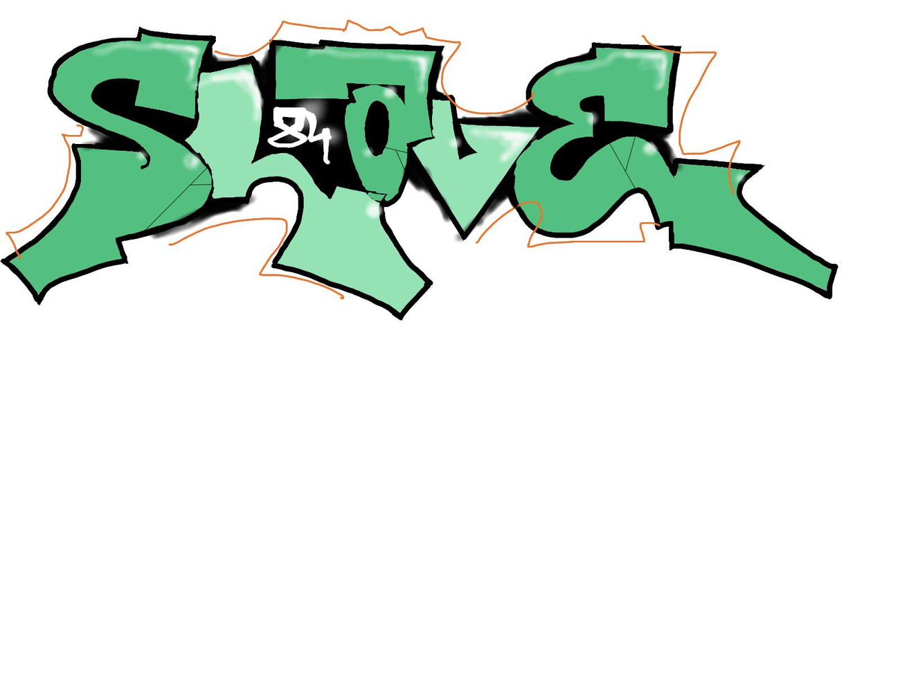 Graffiti Sketch in Schwandorf - Photo by slave84 - slave84, slave, digital (2019)