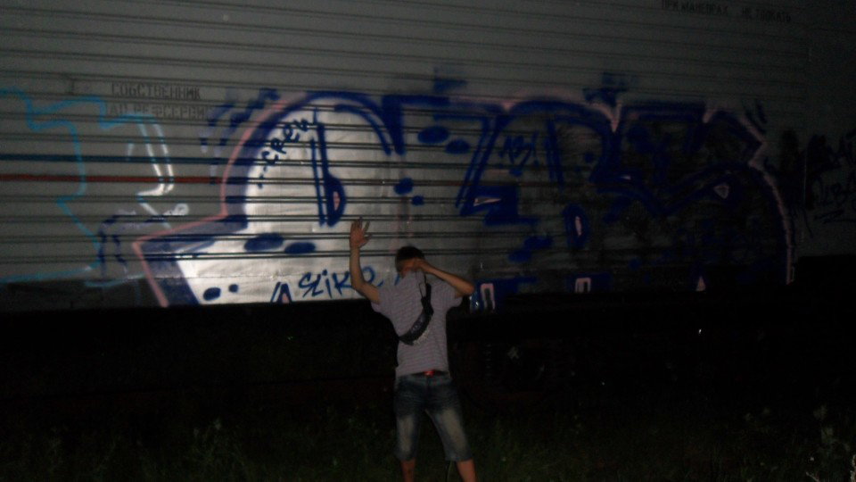 Graffiti Train - Photo by slike_olbs