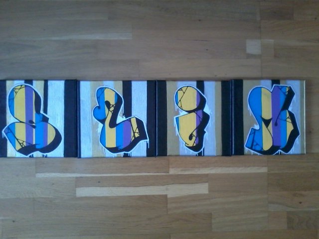 Graffiti Sketch - Photo by slimshady410 - Slim, One, Canvas (2013)