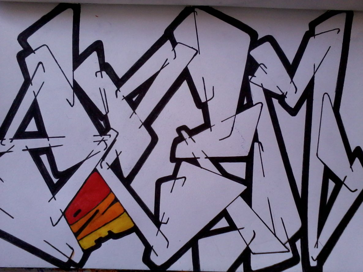 Graffiti Sketch - Photo by slimshady410 - Slim, One, Tbc (2013)
