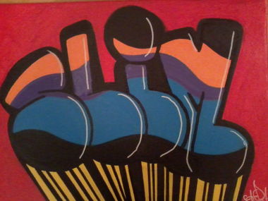 Graffiti Sketch - Photo by slimshady410 - Slim, One, Canvas (2012)