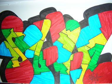 Graffiti Sketch - Photo by slimshady410 - slim, one, tbc (2012)