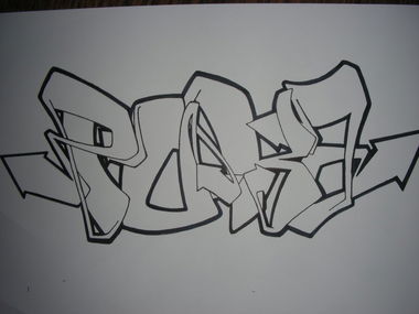 Graffiti Sketch - Photo by slimshady410 - slim, one, tbc (2013)