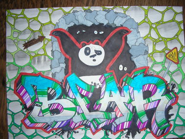 Graffiti Sketch - Photo by slimshady410 - slim, one, bear (2012)