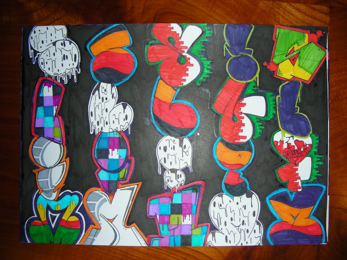 Graffiti Sketch - Photo by slimshady410 - slim, one, tbc (2013)