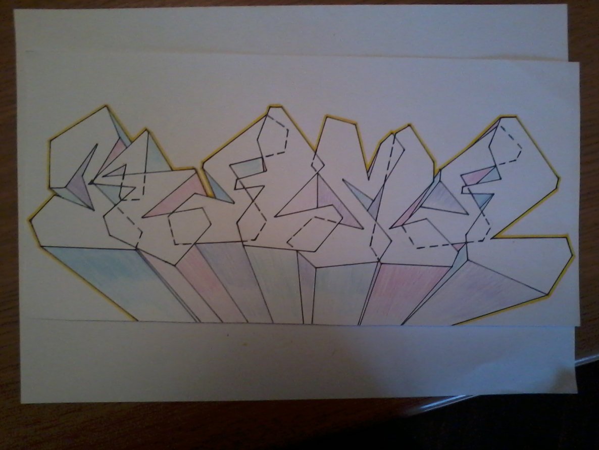 Graffiti Sketch - Photo by slimshady410 - slim, one, tbc (2012)