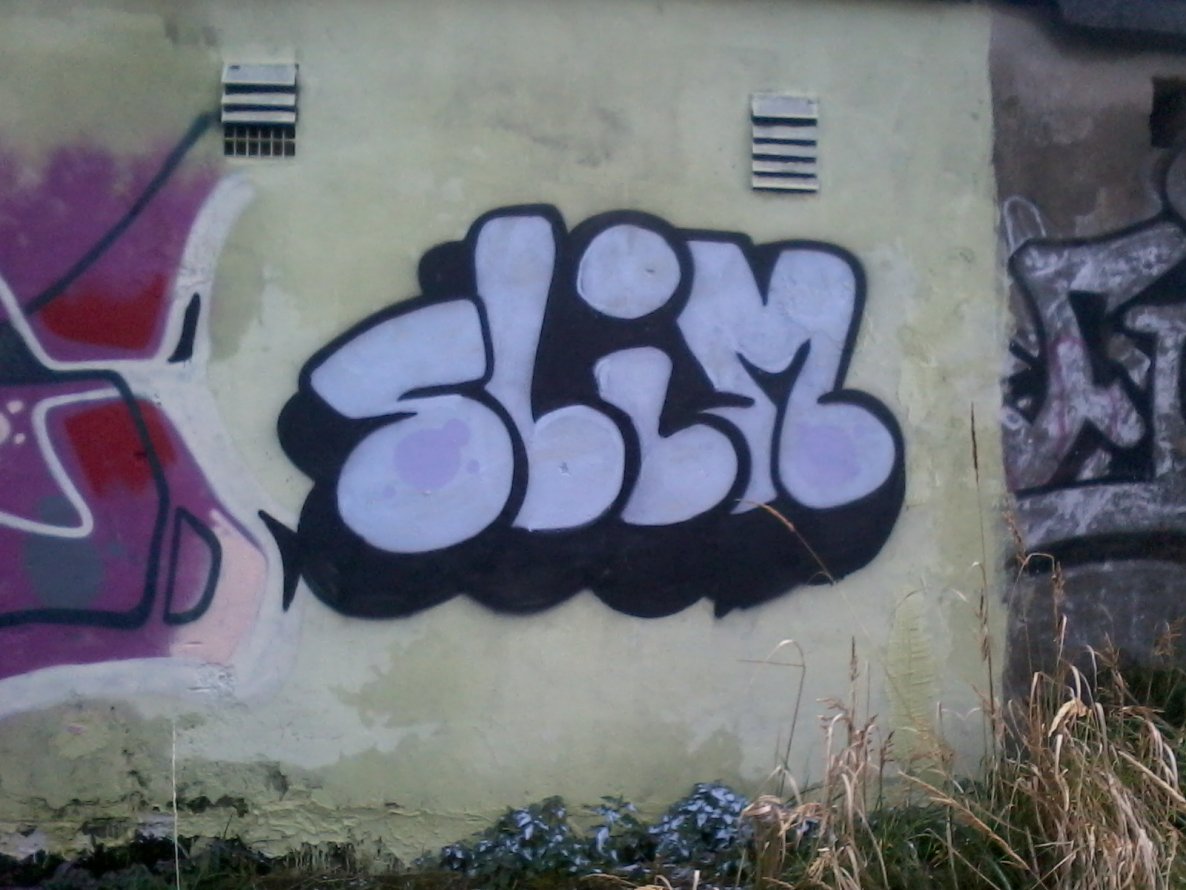 Graffiti Wall - Photo by slimshady410 - slim, one, tbc (2013)