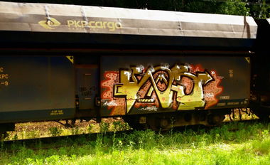 Graffiti Train - Photo by smOkers3 - Koms (2014)