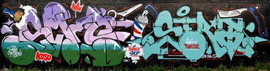 Graffiti Wall in Mondrayork - Photo by smec