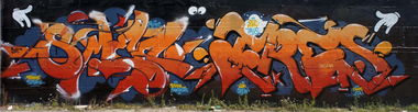 Graffiti Wall in Mondrayork - Photo by smec