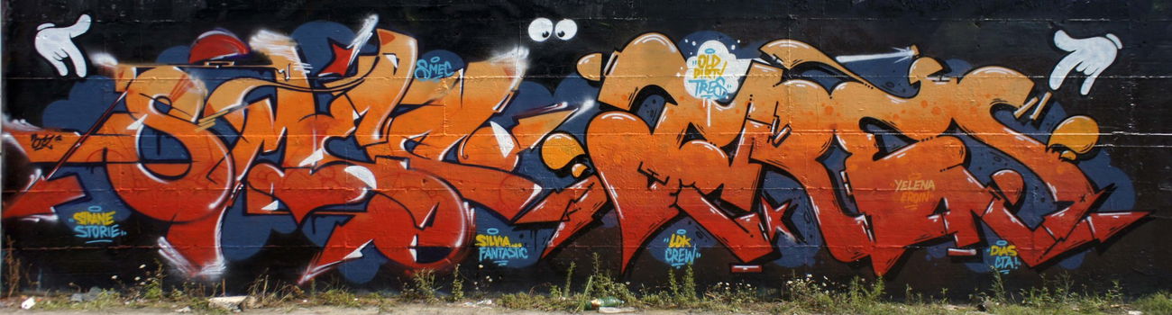 Graffiti Wall in Mondrayork - Photo by smec