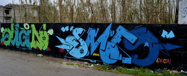 Graffiti Wall in Mondrayork - Photo by smec