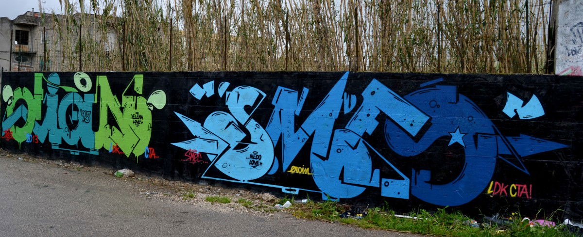 Graffiti Wall in Mondrayork - Photo by smec
