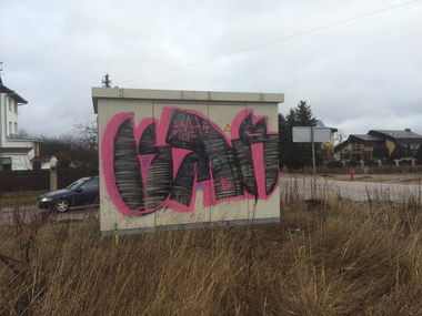 Graffiti Bombing - Photo by smh1 - vh, smh (2015)