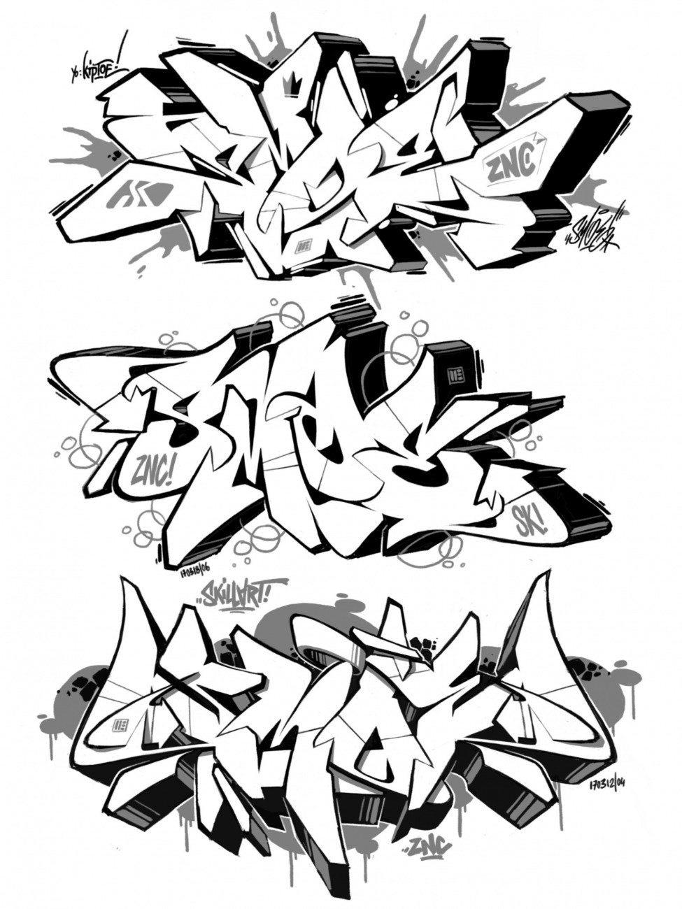 Graffiti Sketch - Photo by smoe - smoenova (2017)