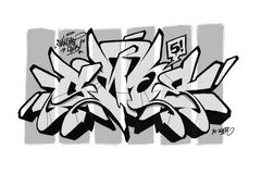 Graffiti Sketch - Photo by smoe - projekt, 52, skillart (2016)