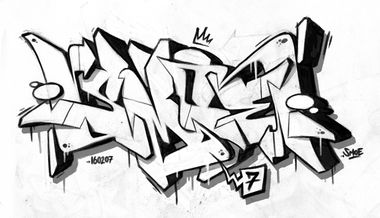 Graffiti Sketch - Photo by smoe - skillart, smoe, projekt (2016)