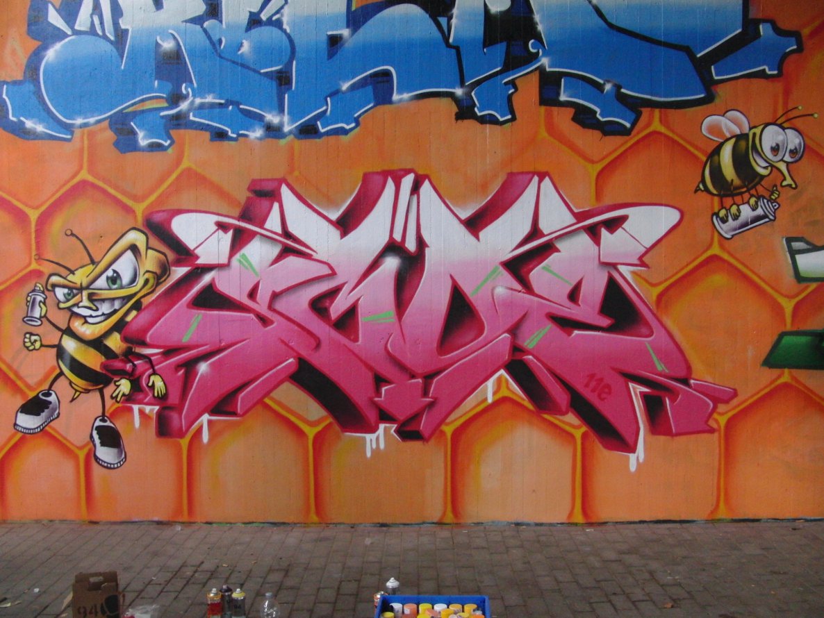 Graffiti Wall in Münster - Photo by smoe - smoe (2012)