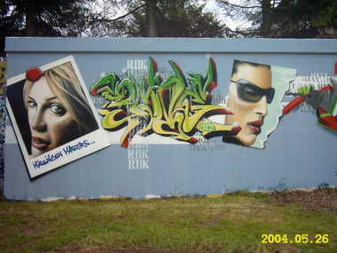 Graffiti Wall in Lengerich - Photo by smoe - smoe (2004)