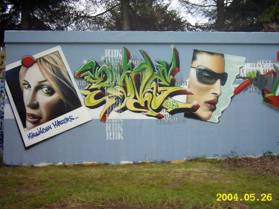 Graffiti Wall in Lengerich - Photo by smoe - smoe (2004)