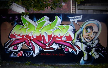 Graffiti Wall in Warendorf - Photo by smoe - Smoe (2010)