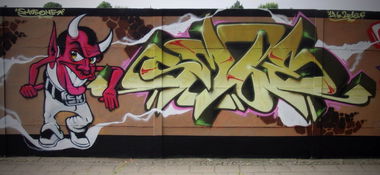 Graffiti Wall in Warendorf - Photo by smoe - Smoe (2010)