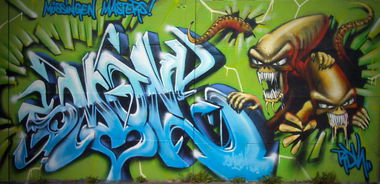 Graffiti Wall in Warendorf - Photo by smoe - Smoe (2005)