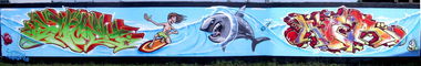 Graffiti Wall in Warendorf - Photo by smoe - Smoe, Kier (2009)
