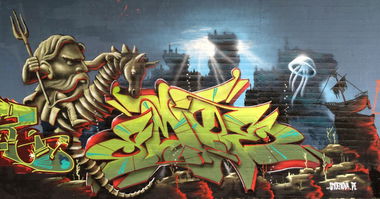 Graffiti Wall - Photo by smoe - smoe, skillart (2014)