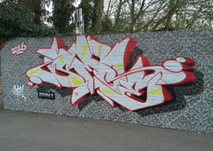 Graffiti Wall in Deutschland - Photo by smoe - smoe, skillart (2016)