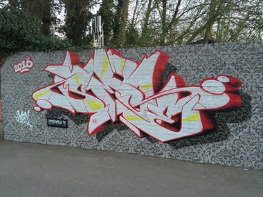 Graffiti Wall in Deutschland - Photo by smoe - smoe, skillart (2016)