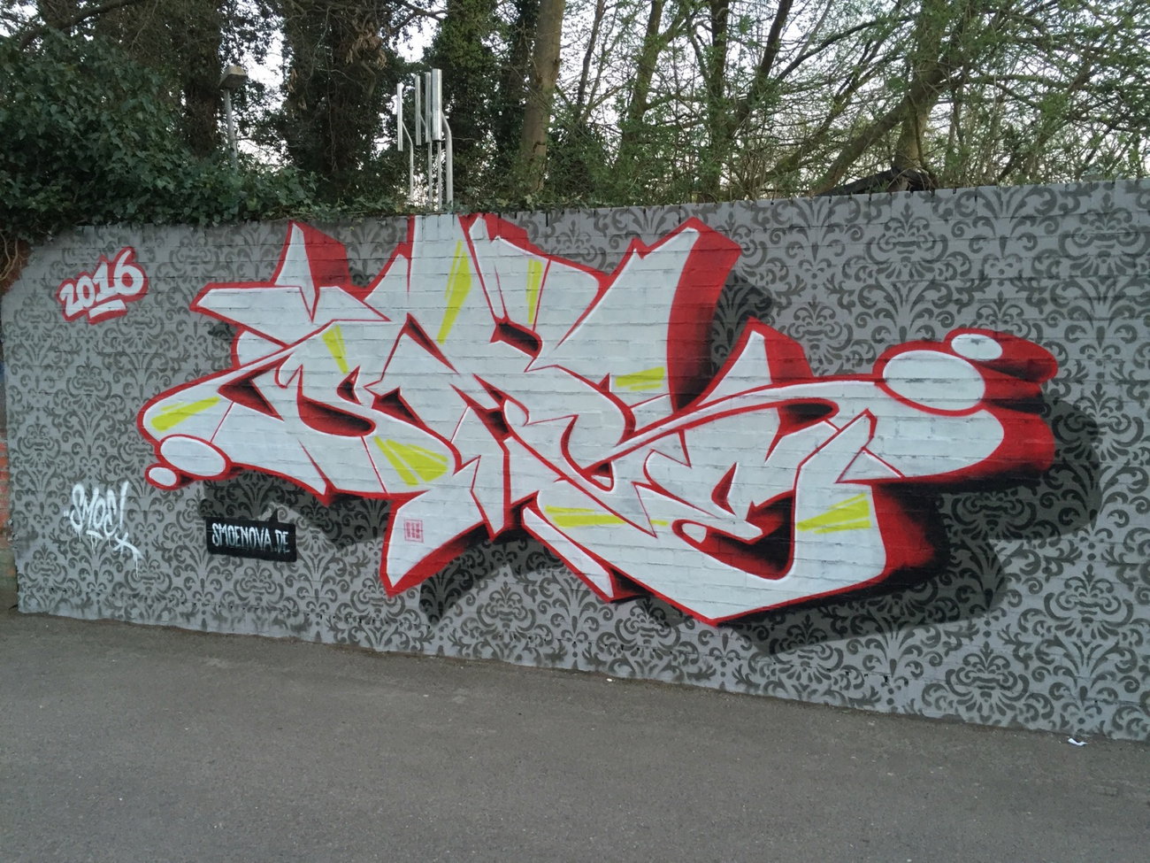 Graffiti Wall in Deutschland - Photo by smoe - smoe, skillart (2016)