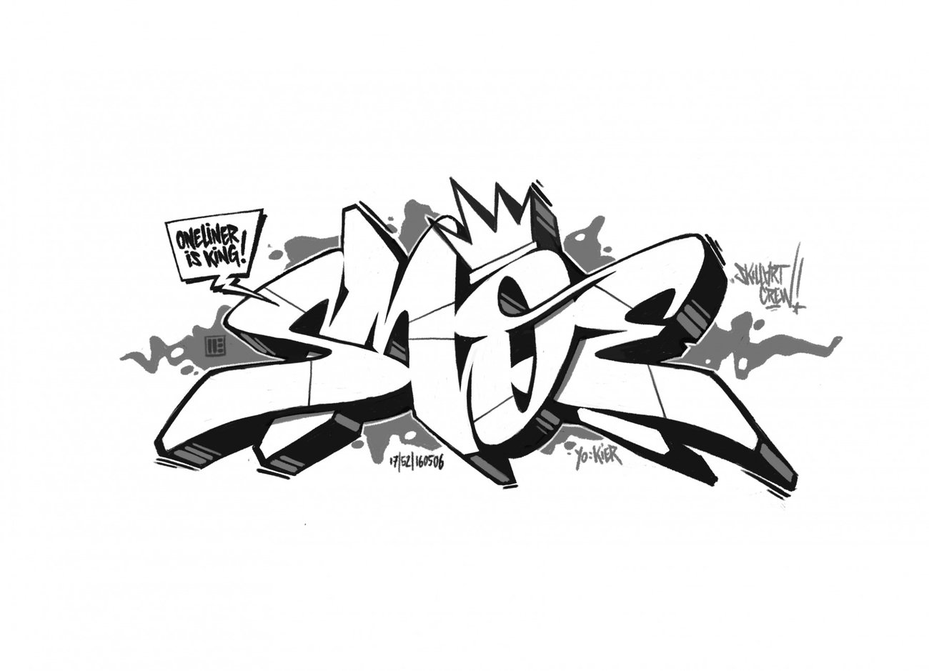 Graffiti Sketch - Photo by smoe - smoe, skillart, daily (2016)