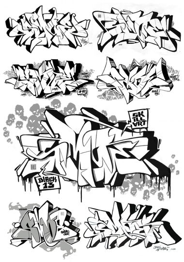 Graffiti Sketch - Photo by smoe - smoe, skillart (2016)